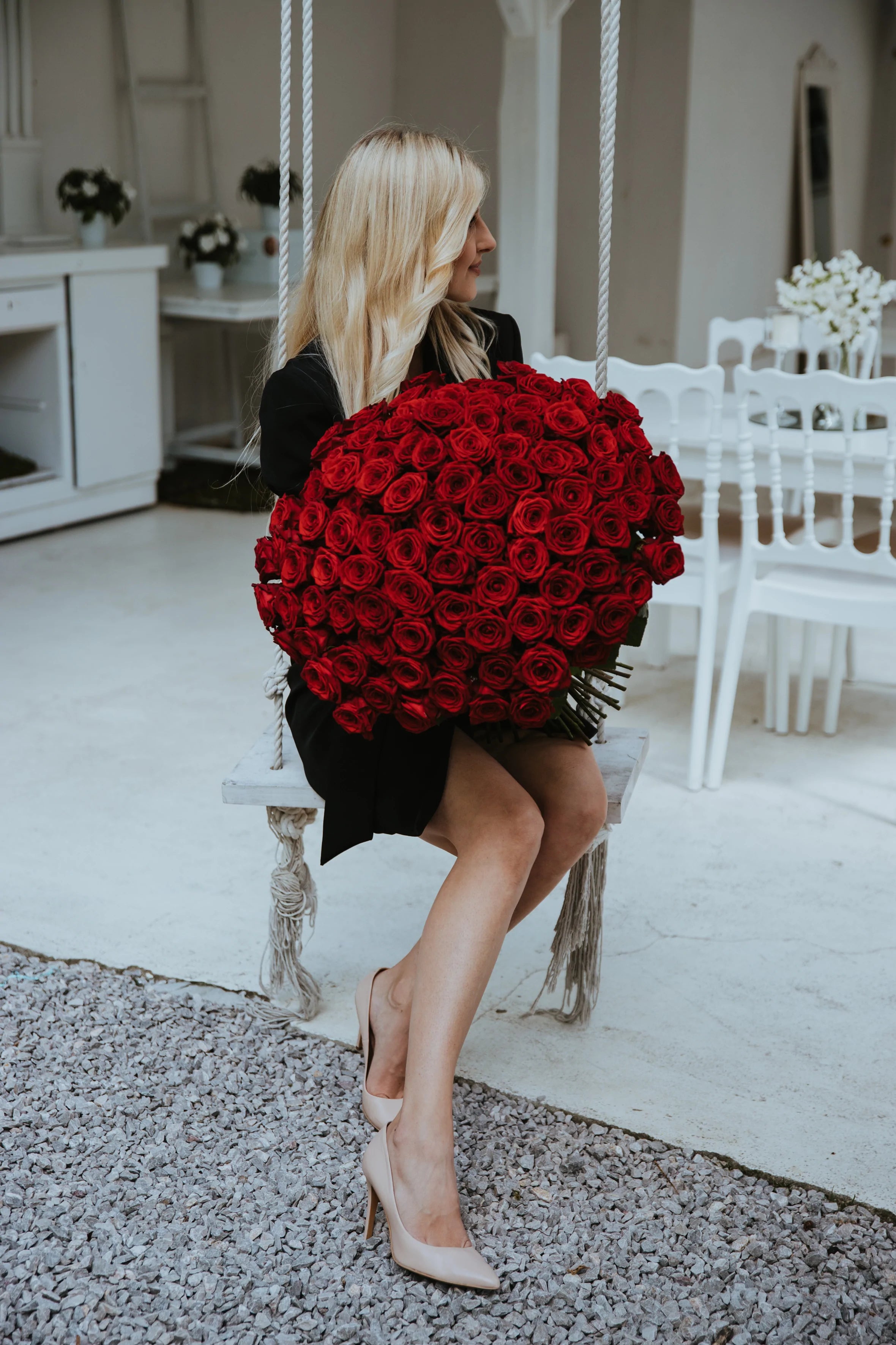 День святого Валентина Букет красных роз