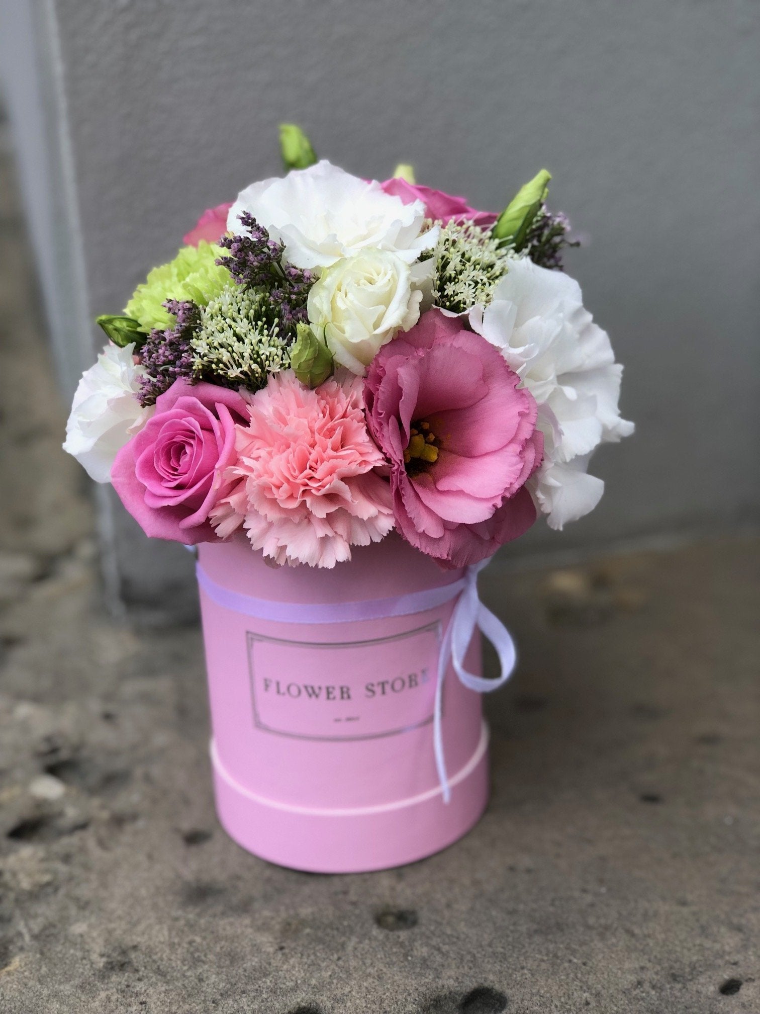 Spring composition- live flowers