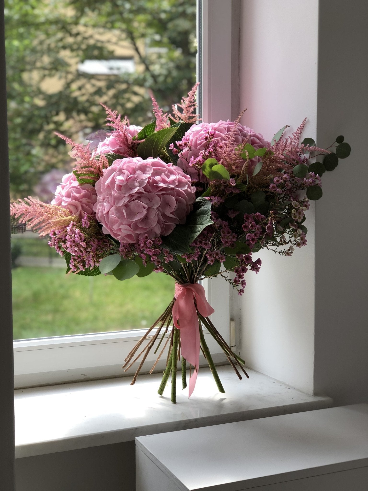 Bukiet Hortensji Dream - kwiaty Flower Store Warszawa