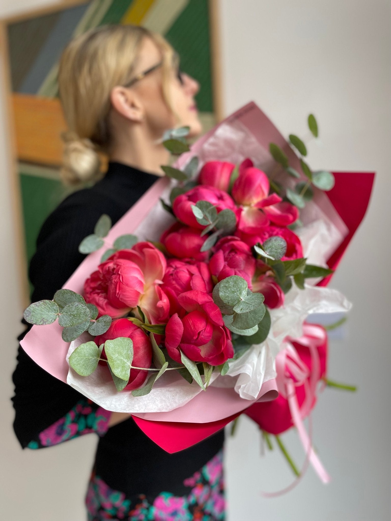 Bukiet peonii - kwiaty Flower Store Warszawa