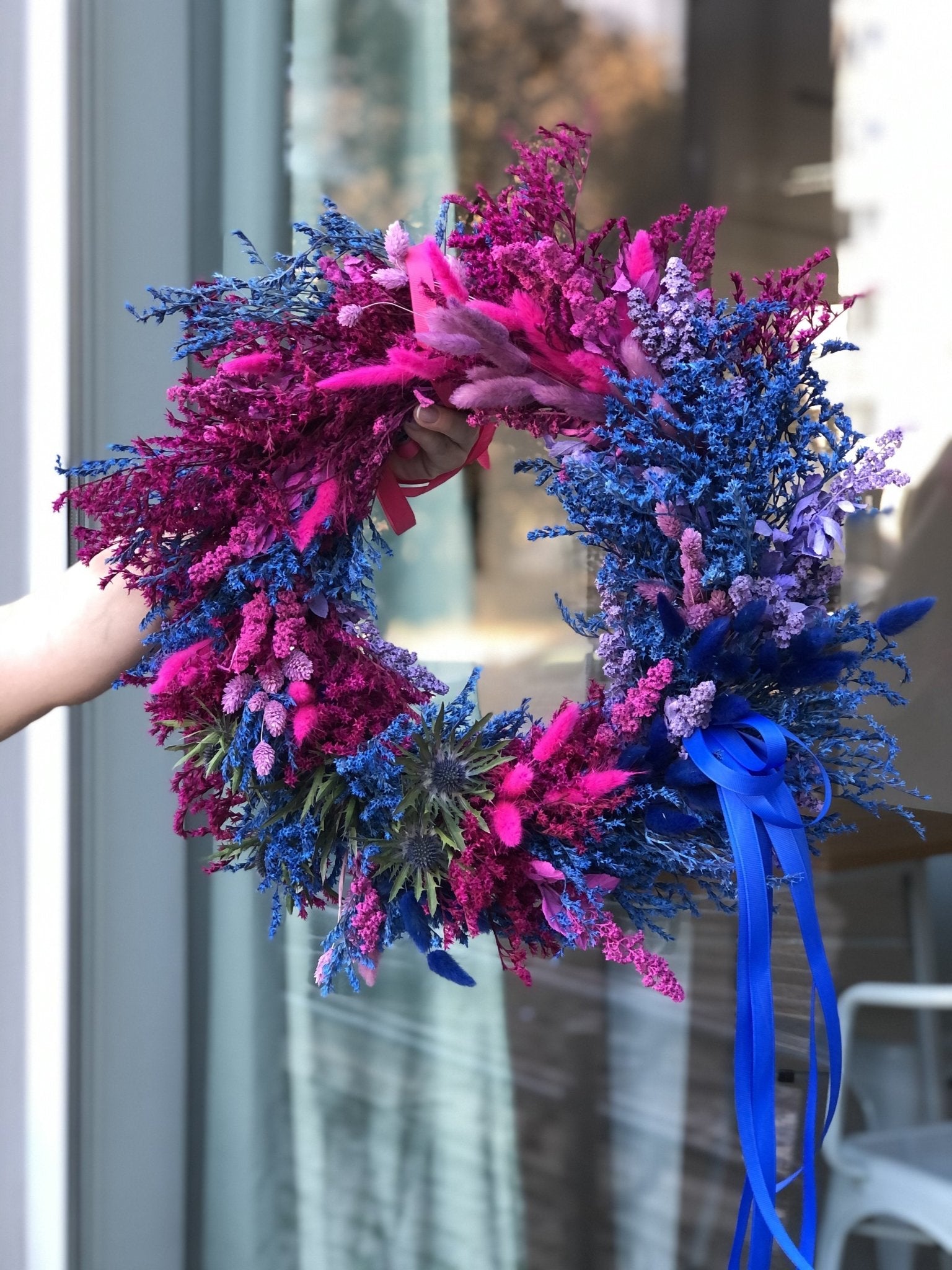 CRAZY AUTUMN Wianek na drzwi - kwiaty Flower Store Warszawa