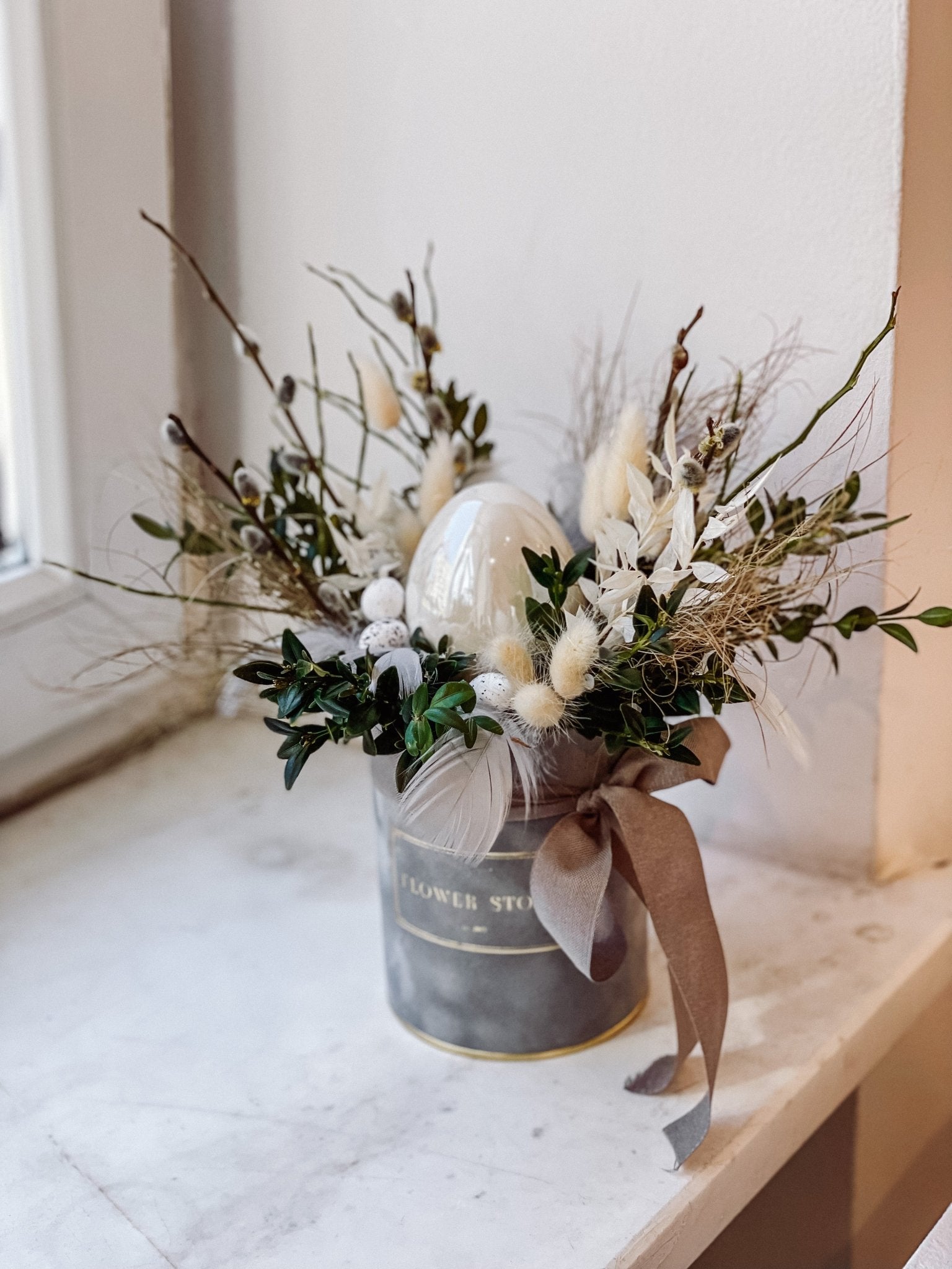 Easter flowerbox Small egg - kwiaty Flower Store Warszawa