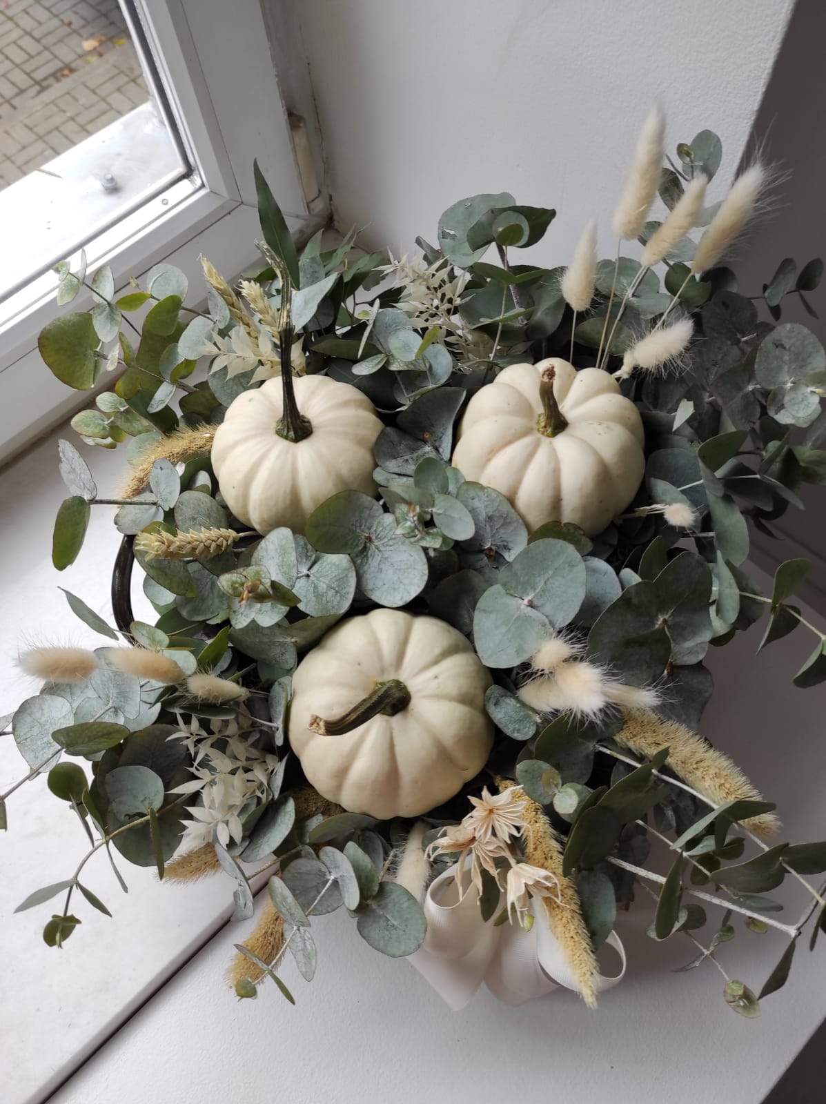 Green Garden kompozycja z dyniami - kwiaty Flower Store Warszawa