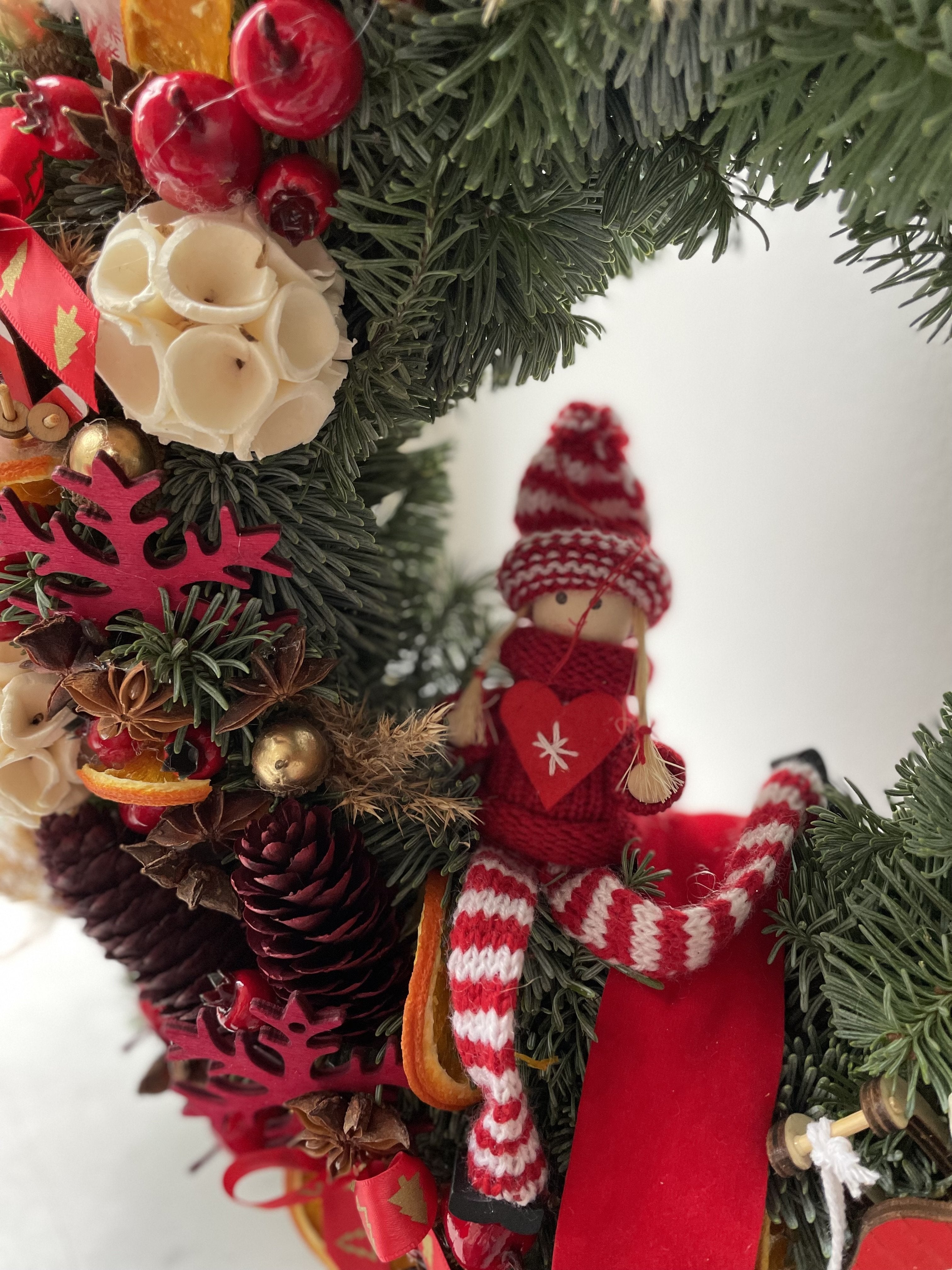 Wianek Lovely Christmas Duży