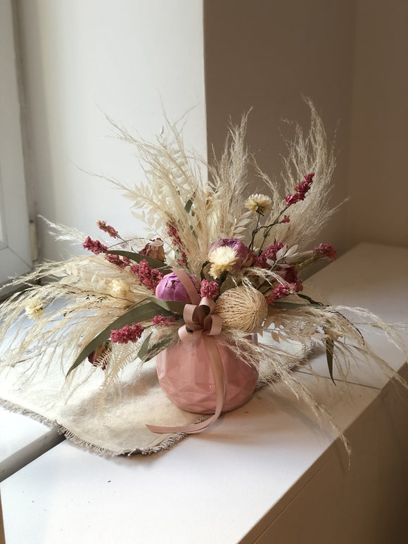 „Peony Dream” Kompozycja z wieczną peonią