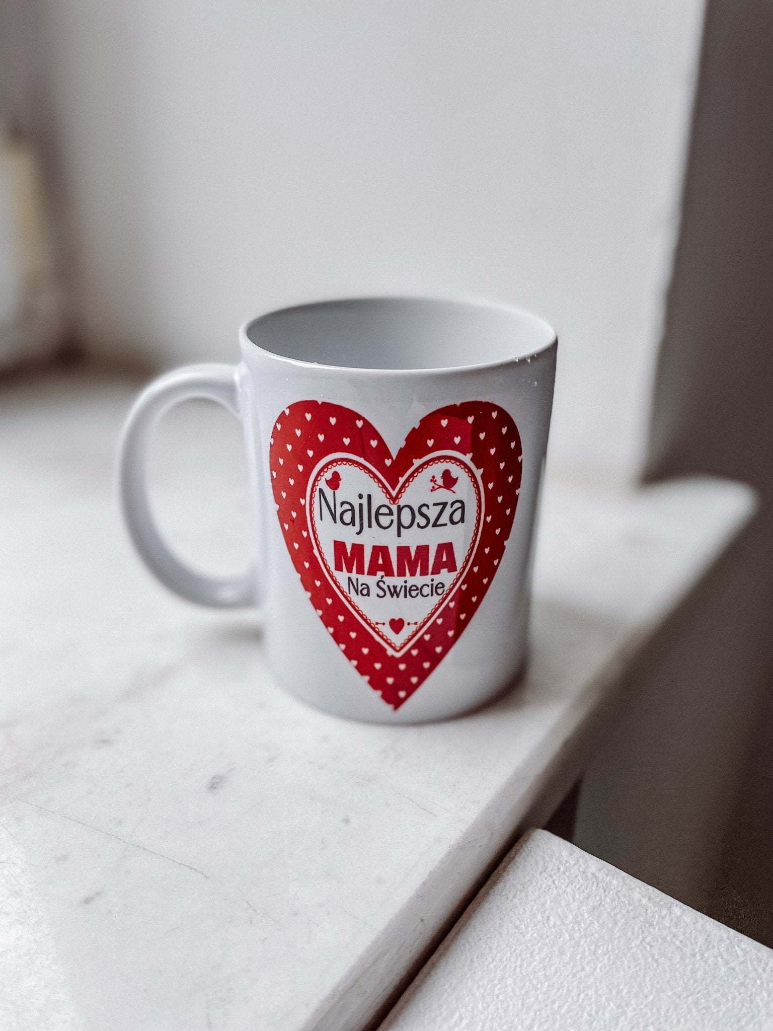 Kubek z okazji Dnia Mamy - kwiaty Flower Store Warszawa