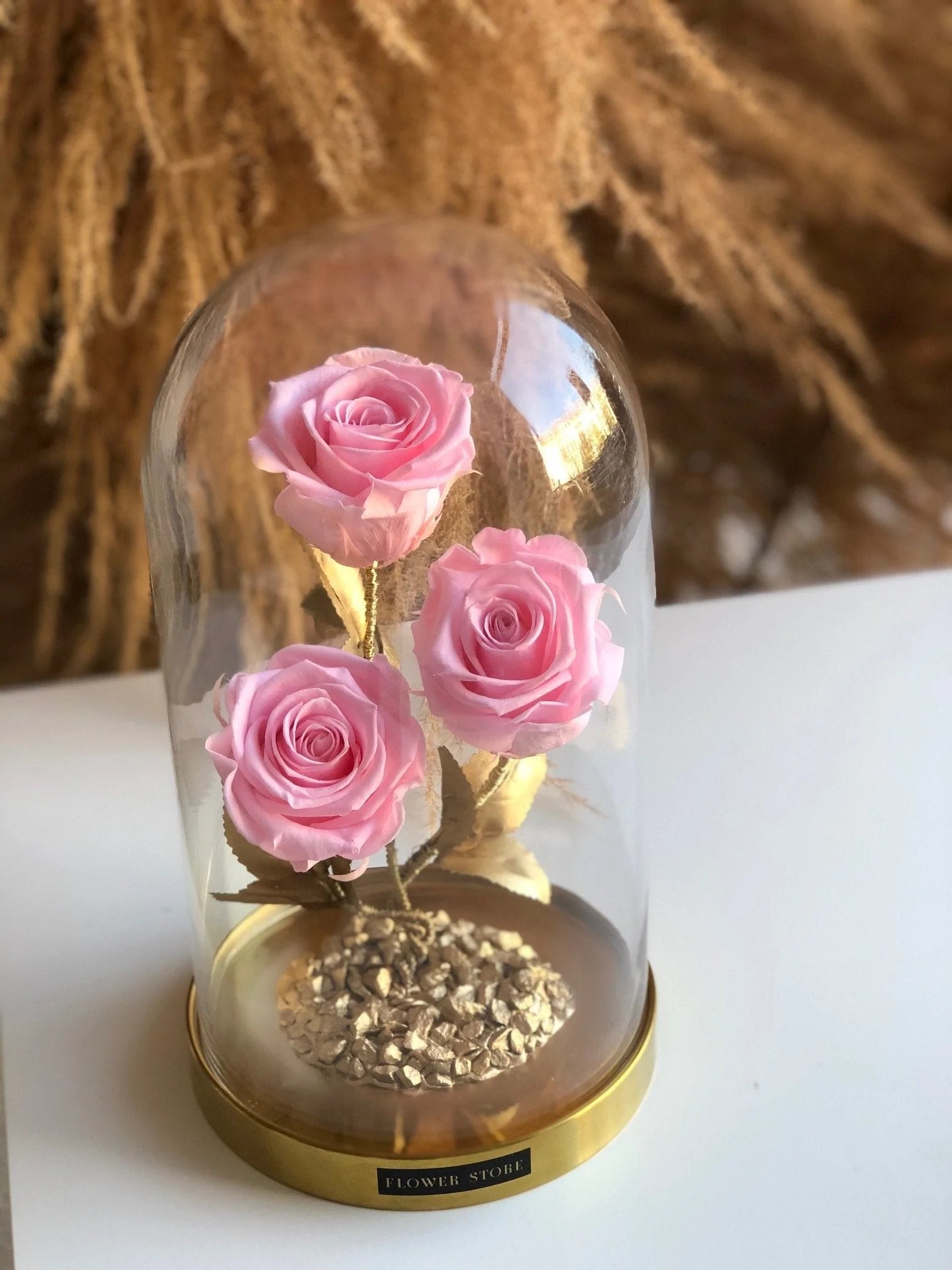 Róża w szkle - kwiaty Flower Store Warszawa