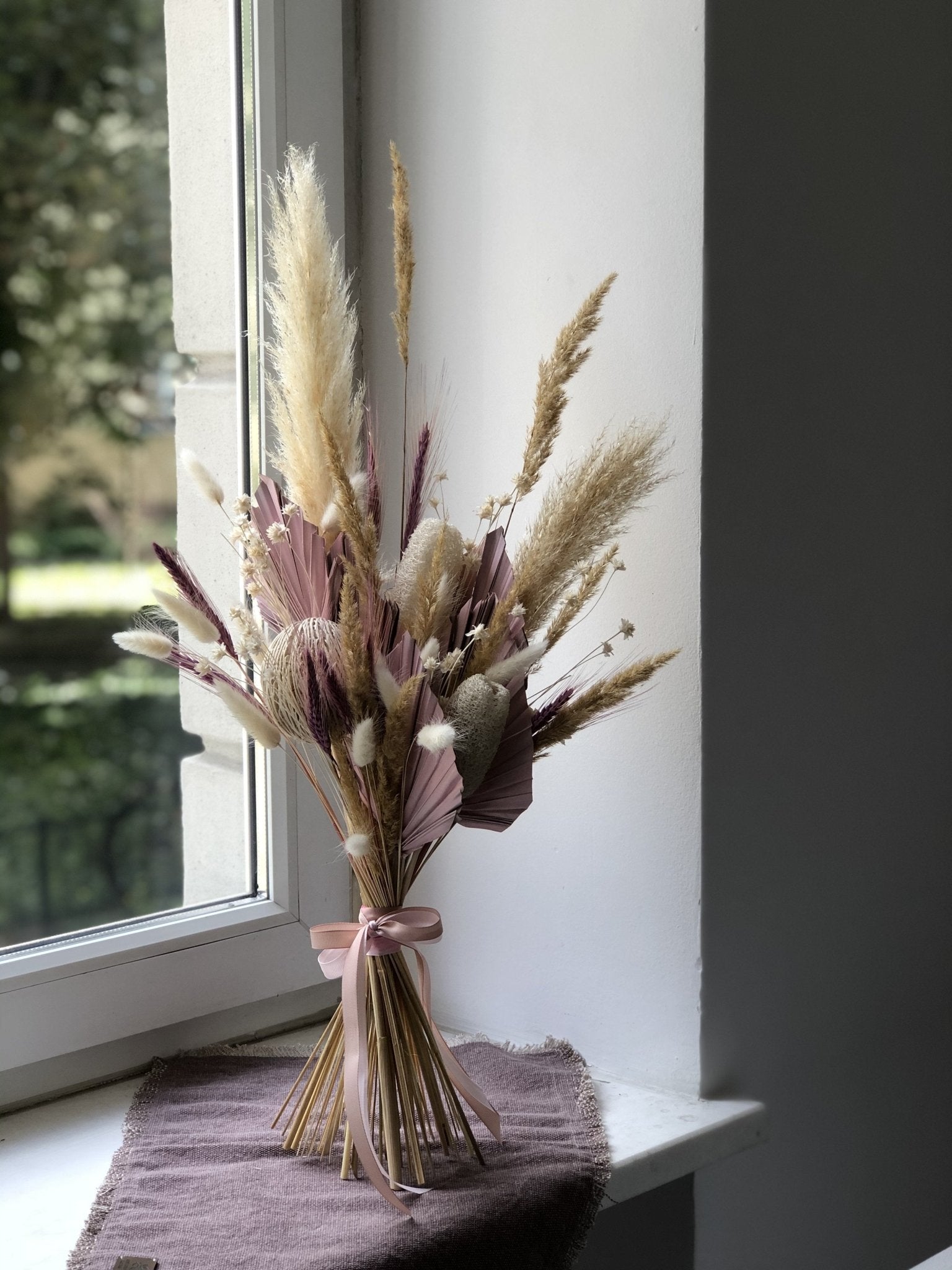 Suszony bukiet - pinko - kwiaty Flower Store Warszawa