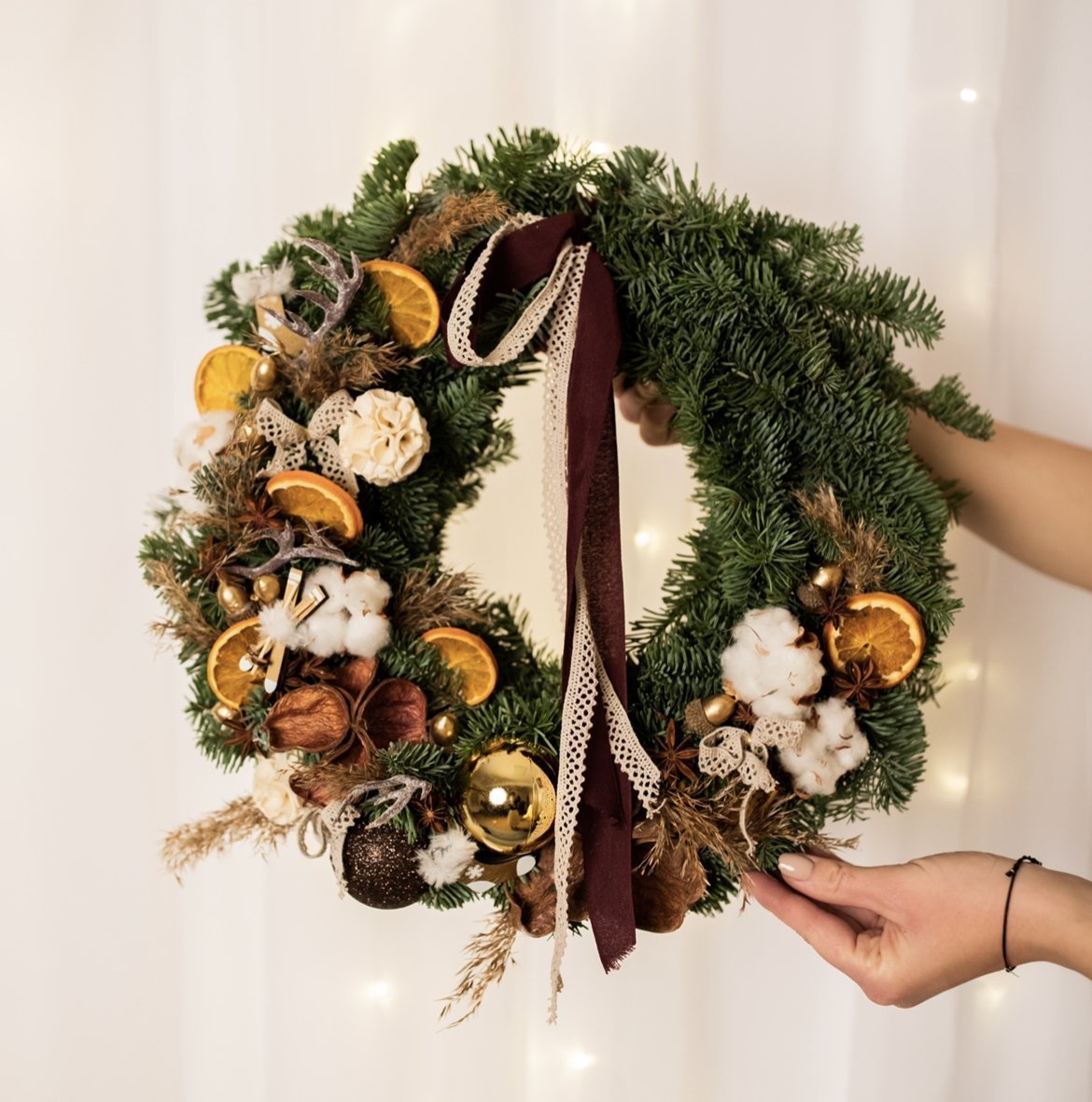 Wianek Christmas Nuut - kwiaty Flower Store Warszawa