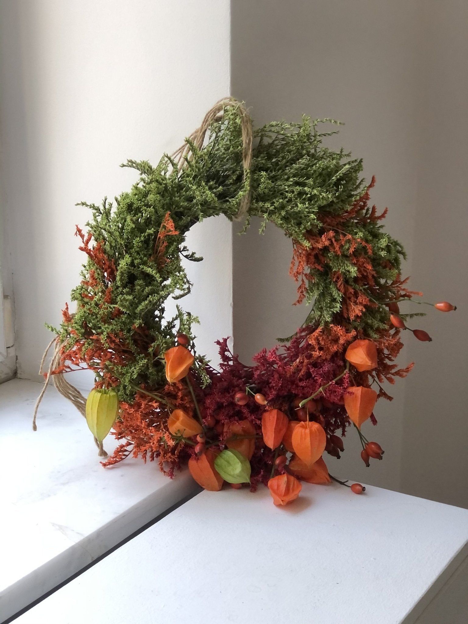 Wianek na drzwi - Autumn - kwiaty Flower Store Warszawa