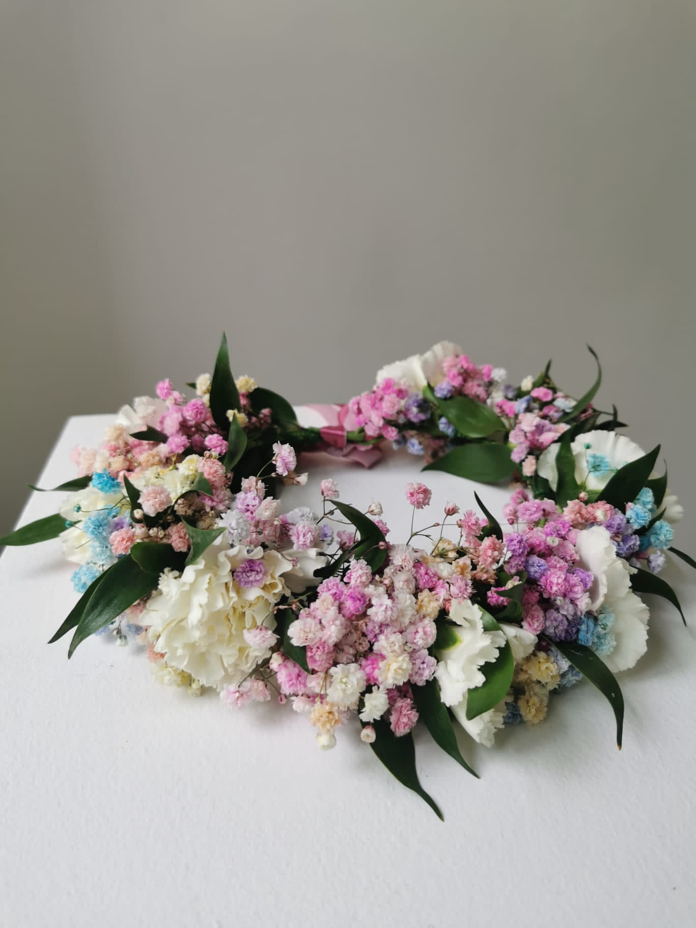 Wianek na głowę NO3 - kwiaty żywe - kwiaty Flower Store Warszawa