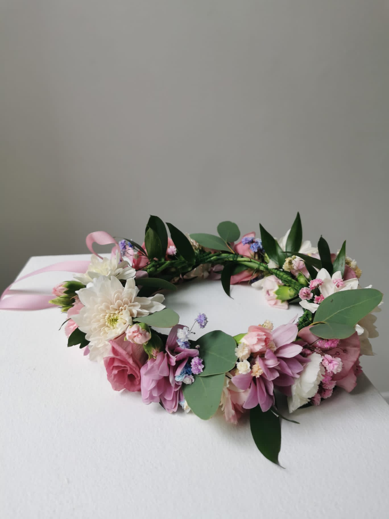 Wianek na głowę NO5 - kwiaty żywe - kwiaty Flower Store Warszawa