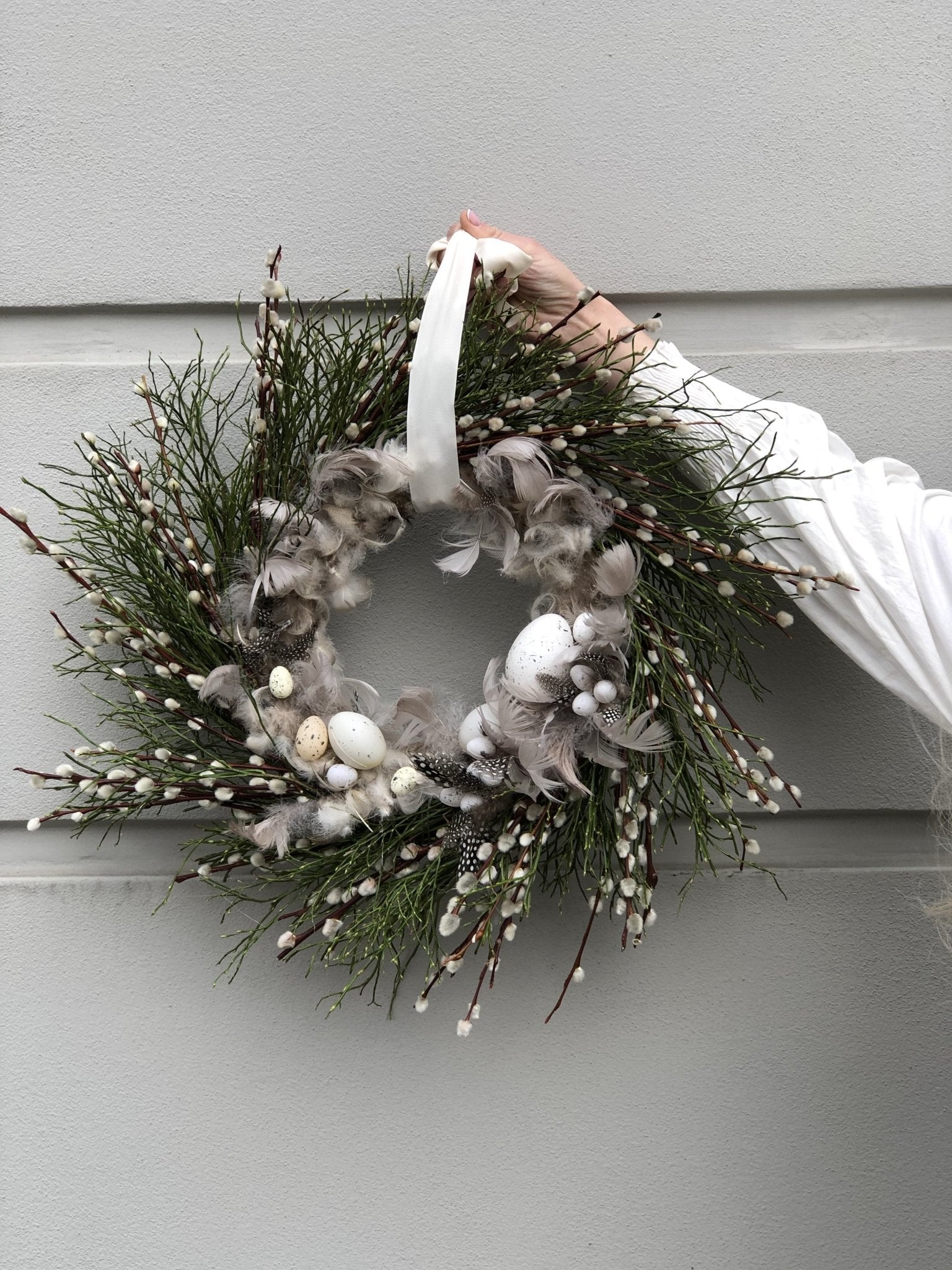 Wianek wielkanocny - WIOSENNE GNIAZDO - kwiaty Flower Store Warszawa