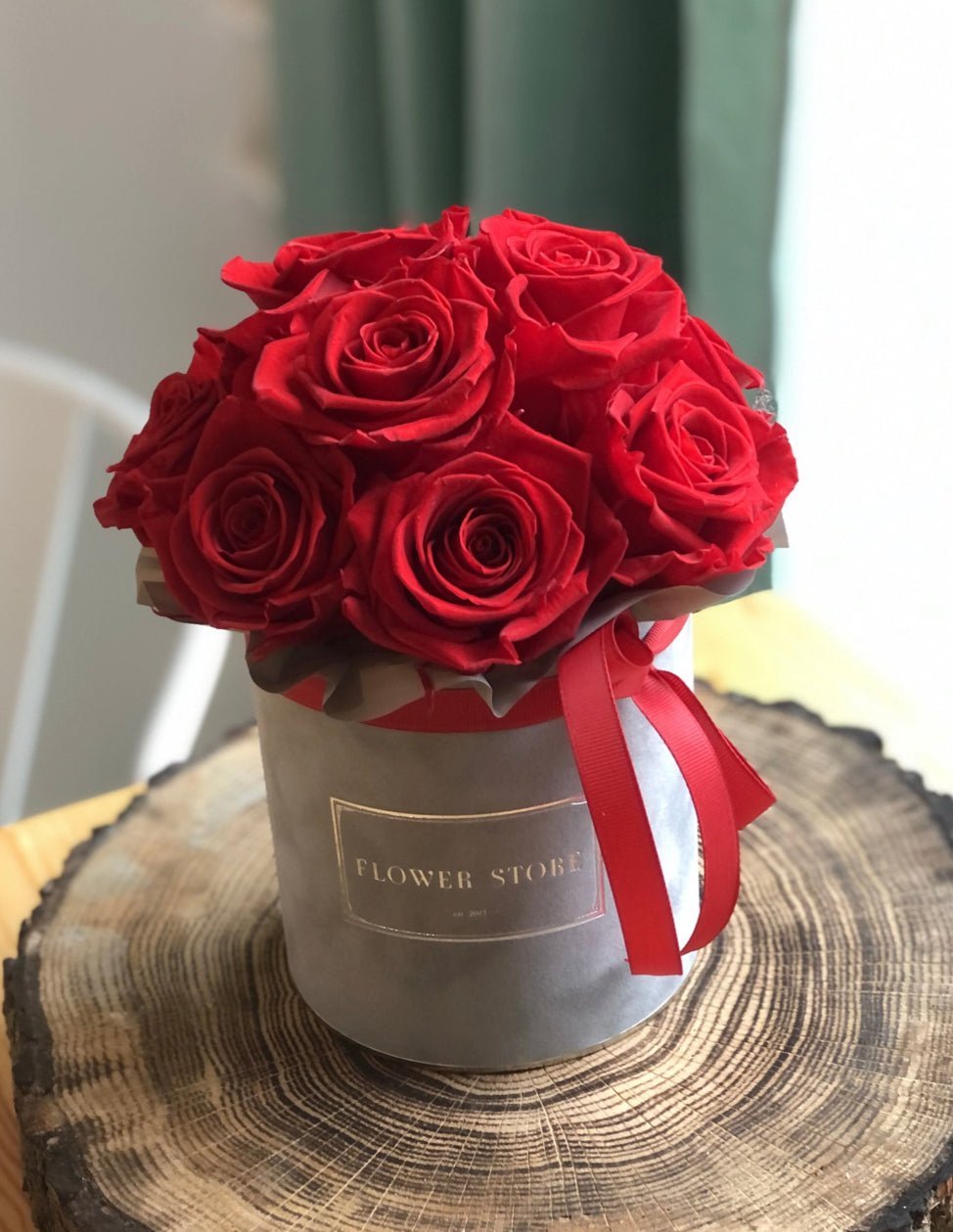 Wieczne róże - czerwień - kwiaty Flower Store Warszawa