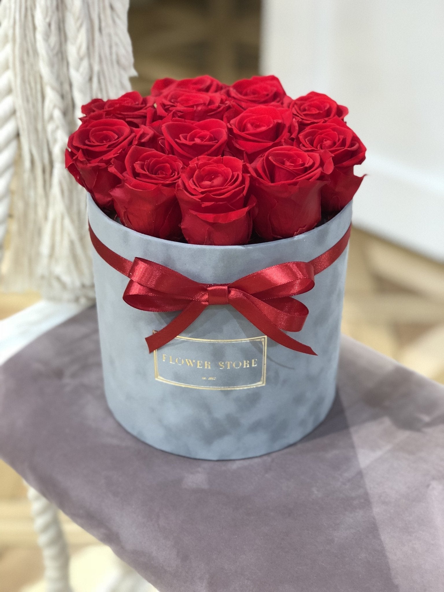 Wieczne róże na płasko - wiele kolorów - kwiaty Flower Store Warszawa