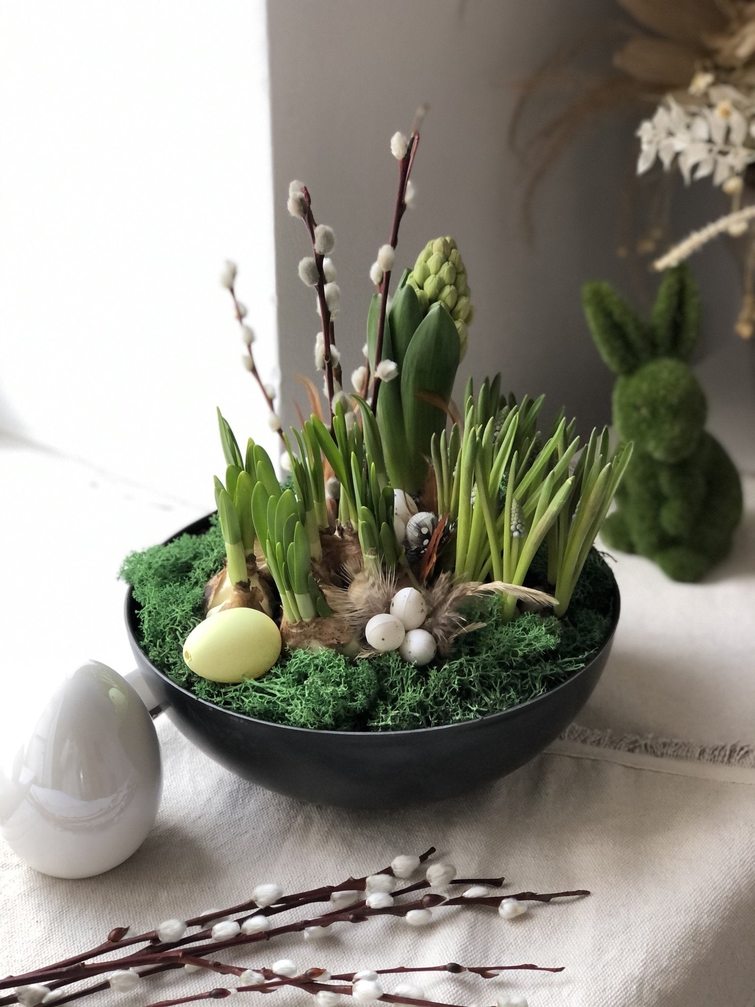 Żywa Kompozycja Wielkanocna - kwiaty Flower Store Warszawa